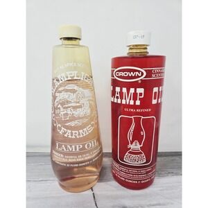 NOS New Lamplight Farms And Crown Lamp Oil Royal Spice + Cinnamon